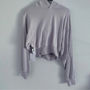 🆕🩷 TNA Aritzia Airy AF Airy Perfect Fleece Hoodie - Marble Lilac